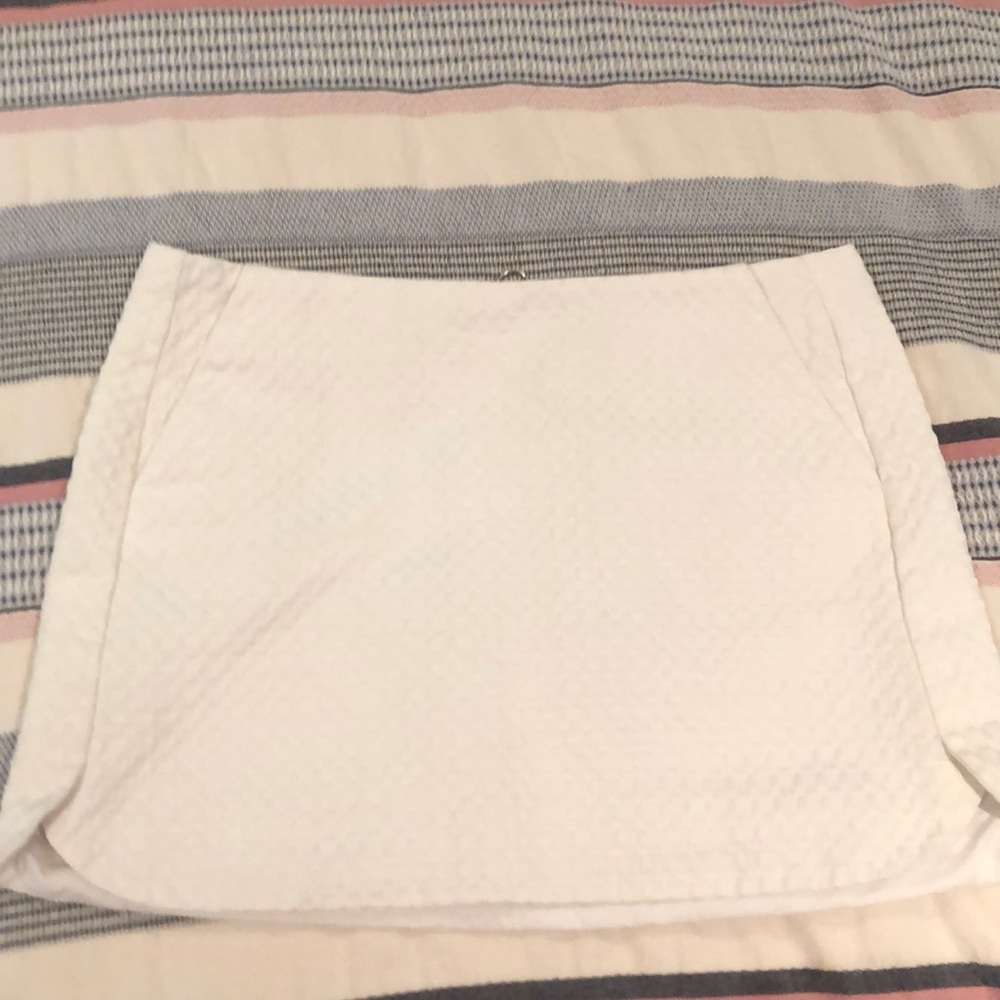 Topshop White Mini Skirt Size US 12